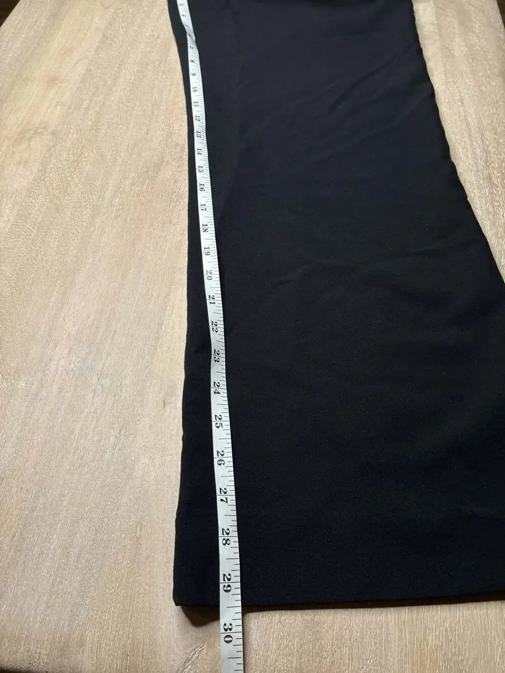 Abercrombie A&F Sloane Tailored Wide Leg Pant Black Size 27
